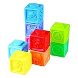 PlayGo 2407 - Wonder Blocks Soft Bausteine mit Zahlen Tieren Formen 9 STK