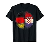 Deutsch - Kroatisch, Deutschland und Kroatien Flagge T-Shirt