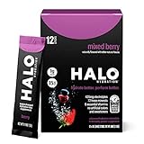 HALO Hydration Berry - Elektrolyt Getränkepulver - Nahrungsergänzungsmittel zur Hydration mit Vitamin C und Zink - Keto, vegan & kalorienarm - 1 x 12 Portionen