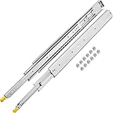 VEVOR Schubladenschienen Vollauszug 1422mm, mit Verriegelungsfunktion Schwerlastauszüge Tragkraft bis zu 225 kg, [Energieklasse A] 1 Paar (2 Stück)