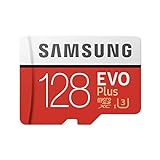 Samsung MB-MC128GA/EU EVO Plus 128 GB microSDXC UHS-I U3 Speicherkarte inkl. SD-Adapter Rot/Weiß