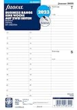 Filofax Kalender Einlage A5 Multifit: Eine Woche auf zwei Seiten 2023 deutsch vertikal mit Uhrzeiten