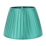 DULEE 15,7 Zoll E27 Schraube Tisch Lampenschirme Für Tischlampe Stehlampe, (Top) 25 cm x (Höhe) 28 cm x (unten) 40 cm, Grün
