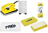 Toko 4-teiliges Skiwax-Set mit Wax-Bügeleisen - für Alpin + Nordic + Board