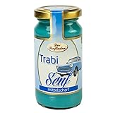 Trabi Senf - mittelscharfer, blauer Senf (200ml Glas)