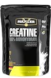 Maxler Creatin Monohydrat 500 g - Vegan Nahrungsergänzung für Kraft Training - Creatin Pulver für Gewicht zunehmen, Wiederherstellung und Muskelaufbau - Neutraler Geschmack - 166 Creatin Portionen