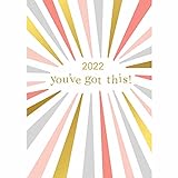 Portico Designs - Caroline Gardner Rainbow Bursts A5 Flexi Tagebuch 2022 (D22509)