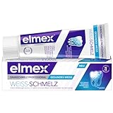 elmex Zahnpasta Opti-Schmelz Professional Weiss-Schmelz 75ml - starker Zahnschmelz und weißere Zähne mit weniger Verfärbungen