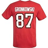 Fanatics Name & Number NFL Iconic T-Shirt (L, Rob Gronkowski)