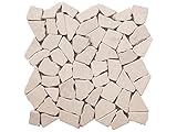 Mosaikfliesen POESY - Marmor - Cremefarben - 1 Pack: 1 m²
