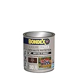 BONDEX - Deckende Lasur mit sehr hohem Schutz – schützt und dekoriert – direkt für alle Hölzer – perfektes Ergebnis ohne Spuren – 1 l, B