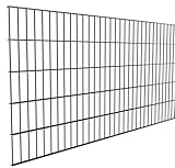 Doppelstabmatte Element 2,5 m 6/5/6 NUR MATTE Gittermatte Zaunelement Anthrazitgrau 1030