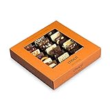 chocri 'Weltreise' - 24 Schokoladen-Täfelchen in einer Geschenkbox - handbestreut mit Zutaten aus verschiedenen Regionen der Welt - Fairtrade-Kakao - perfektes Geschenk für Frauen und Männer, für die Mama und für die Eltern, zur Hochzeit oder zum Geburtstag - 165g