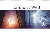 Einhorn Welt - verträumte Einhornbilder (Wandkalender 2022 DIN A3 quer)