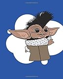 E.T Alien Baby Yoda Parody Blue: Alien Themed Blank Comic Book Pages - Draw Your Own Comic