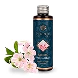 Panu Natural Massageöl Sakura - Pflegendes Körperöl zum Massieren - Hautöl mit feuchtigkeitsspendender Wirkung - Premium Body Oil - Veganes Massage Öl zum Entspannen
