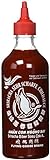FLYING GOOSE Sriracha sehr scharfe Chilisauce - sehr scharf, rote Kappe, Würzsauce aus Thailand, 1er Pack (1 x 455 ml)