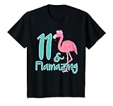 Kinder Flamingo-Geburtstagsparty zum 11. Geburtstag T-Shirt
