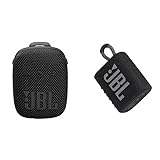 JBL Wind 3S tragbare Bluetooth-Lautsprecher, Schwarz & GO 3 kleine Bluetooth Box in Schwarz – Wasserfester, tragbarer Lautsprecher für unterwegs – Bis zu 5h Wiedergabezeit mit nur Einer Akkuladung
