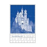 artboxONE-Puzzle S (112 Teile) Städte Kunter - Schloss Neuschwanstein - Puzzle Architektur Bayern Burg