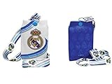 Offizielle Real Madrid FC white phone Tasche mit Trageriemen