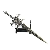 DUYEHSAI Arthas Menethil Schwert Frostmourne Schwert Lich King Simulation Schwert Waffe Modell Actionfigur Schlüsselanhänger Für Halloween Spielzeug (8.7inch)