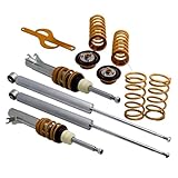 GHIUZ Gewindefahrwerk kompatibel for Ford Focus MK1 1998 1999 2000 2001 2002 2004 1.8 16V 1.8 TDCi Stoßdämp