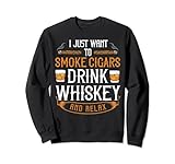 Cuban Cigar Whiskey Geschenk Scotch Tränke Sweatshirt