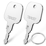 Schlüssel für TSA007, Ancable 2 Stück TSA 007 Schlüssel Gepäckschlüssel, Master Key für TSA007 Kompatibel mit Gepäck Koffer Passwort Schlösser TSA S