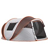 LMPWHP Pop-up-Zelt für 2-3 Personen - Automatisches Sofortzelt - 2 große Türen - Wasserfester, UV-Schutz-Sonnenschutz - Sofortiges Familienzelt für Camping, Wandern und Reisen, 1-3 Personen