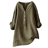 GFPGNDFHG Blitzangebote Leinen Set Damen Zweiteiler Umstandsmode Karneval Kostüm Festliche Blusen Oberteile Große Größen Spitzen Weste Langarm Boho B
