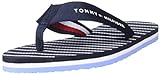 Tommy Hilfiger Damen Flip Flops Tommy Essential Rope Sandal Badeschuhe, Blau (Space Blue), 40 EU