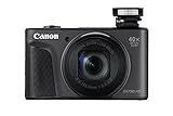Canon PowerShot SX730 HS Digitalkamera (20,3 MP, 40-fach optischer Zoom, 80-fach ZoomPlus, 7,5cm 7,5cm (3,0 Zoll) klappbares Display, CMOS-Sensor, DIGIC 4+, Full-HD, WLAN, NFC, Bluetooth), schwarz