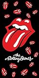 The Rolling Stones Hard-Rock Badetuch 70x140 cm Mick Jagger Keith Richards Ron Wood Charlie Watts Ian Rock and Roll Paint It, Black Strandtuch Badelaken Saunatuch Strandlaken Duschtuch z. Bettwäsche