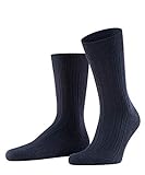 FALKE Herren Socken Teppich Im Schuh, Schurwolle, 1 Paar, Blau (Dark Navy 6370), 43-44 (UK 8.5-9.5 Ι US 9.5-10.5)