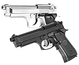 Softair Gun Airsoft Pistole + Munition | CDF SR92 - 1911 elektr. Blowback | 18cm. Inkl. Magazin & unter 0,5 Joule (ab 14 Jahre) (Schwarz)