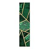 Bilderwelten Schiebegardinen Set Elisabeth Fredriksson Dunkler Smaragd mit Gold Flächenvorhang 250 x 60cm Ohne Aufhängung