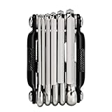 16-in-1 Multifunktionales Stahl-Fahrrad-Werkzeugset, Klappschlüssel, Fahrräder, Wartung, Tasche, Multitool, Fahrräder, Reparaturschlü