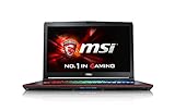 MSI GE72-6QD161 43,9 cm (17,3 Zoll) Laptop (Intel Core i7 -6700HQ (Skylake), 16GB RAM, 1TB HDD, NVIDIA Geforce GTX 960M, Win 10 Home) schwarz
