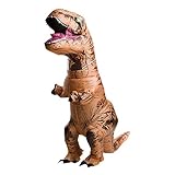 TopHGC Aufblasbares Kostüm, Halloween Kostüm Dinosaurier Kostüm, Tyrannosaurus Rex Dinosaurier Anzug Dress Up Kostüm für Halloween Weihnachten Maskerade Party