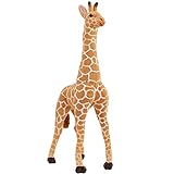 Hengqiyuan Giant Real Life Giraffe Plush Toys,Cute Plush Toys Dolls Soft Toy Children Birthday Gift Kids Toy Giraffe,120cm