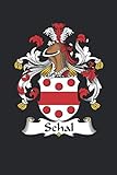 Schal: Schal Coat of Arms and Family Crest Notebook Journal (6 x 9 - 100 pages)