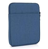 MyGadget Nylon Sleeve Hülle für Tablet bis 6,8 Zoll [ 18 x 13,5 cm ] - Schutzhülle Tasche z.B. Kindle Paperwhite | Tolino Vision 1-4 | Shine 1-3 - Hell B
