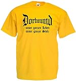 Dortmund Herren T-Shirt unser Leben unser Stolz Ultras