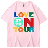 Silver Basic Herren HS r 2023 Mode T-Shirts Coton Schwarz Weiß Soft Damen Tops-Pink-M1