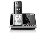Gigaset SX810A Telefon, ISDN Schnurlostelefon / Mobilteil, Farbdisplay, Dect-Telefon, Anrufbeantworter, schnurloses Telefon, grau