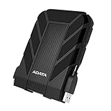 ADATA HD710 Pro - 5 TB, externe Festplatte mit USB 3.2 Gen.1, IP68-Schutzklasse, schwarz, langlebig, wasserdicht und staubdicht mit militärischer Zähigkeit in mehrschichtigen Festplatten
