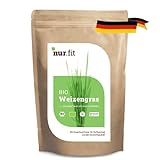 Nurafit BIO Weizengraspulver | Made in Germany | 250g/0.25kg zertifizierte Spitzenqualität | Green-Smoothie Powder | Mit vielen Vitaminen, Mineralstoffen und Spurenelementen