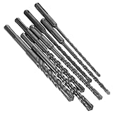 HOMSFOU 7 Stück Schlagbohrer Betonbohrer Stufenbohrer Bohrer Für Beton Zementmischung Betonmischung Fliesenbohrer Betonpflaster Betonfüller Kreissäge B