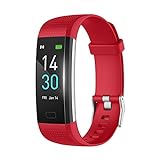 SUPBRO Fitness Tracker Armband 0,96' Bildschirm Sport Smartwatch Aktivitätsmonitor Schrittzähler Uhr für Damen Herren Wasserdicht IP68 Smartband IOS Android
